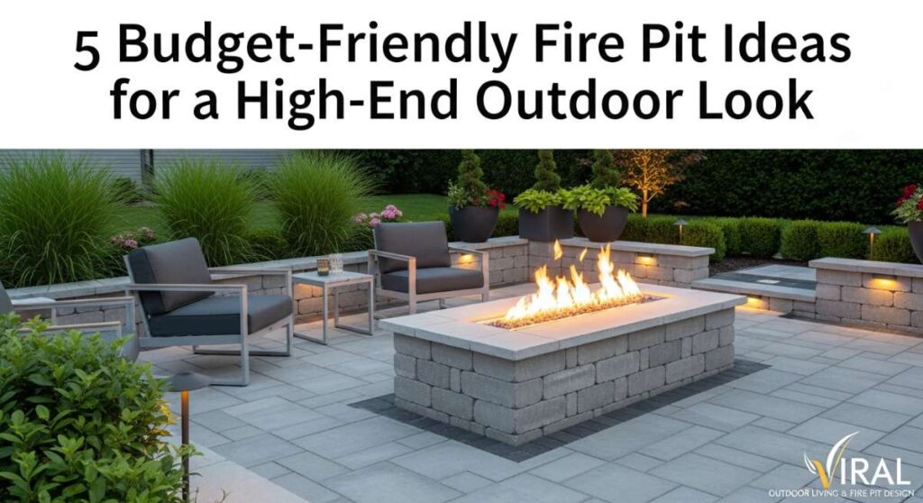 featured: 5 budget friendly fire pit ideas for a high end outdoor look