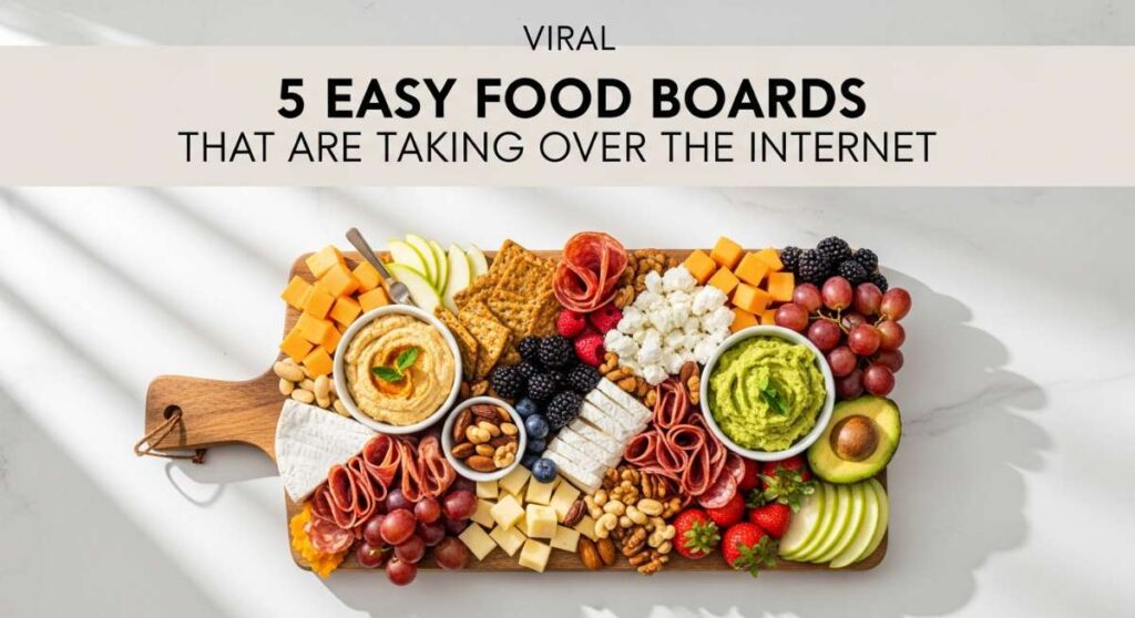 featured: 5 easy food boards that are taking over the internet