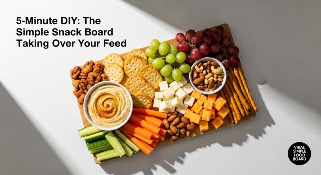 featured: 5 minute diy: the simple snack board taking over your feed