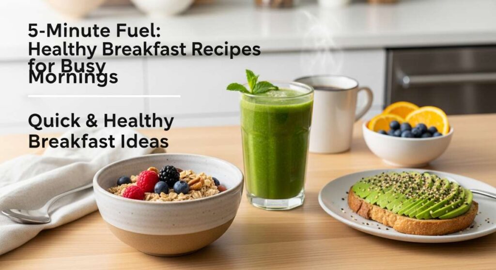 featured: 5 minute fuel: healthy breakfast recipes for busy mornings