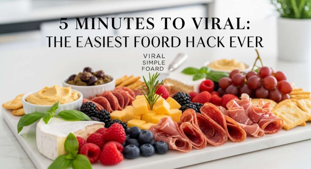 featured: 5 minutes to viral: the easiest food board hack ever