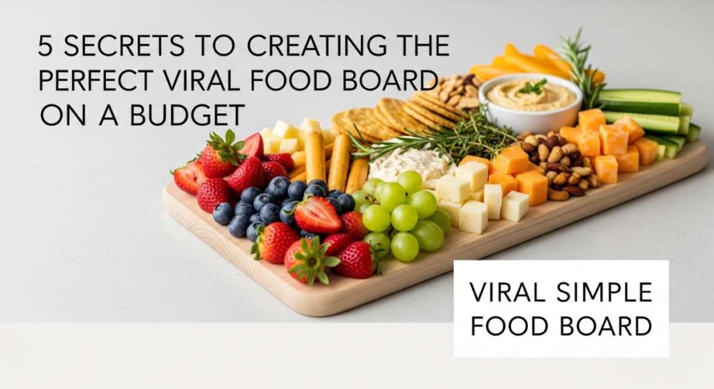 featured: 5 secrets to creating the perfect viral food board on a budget