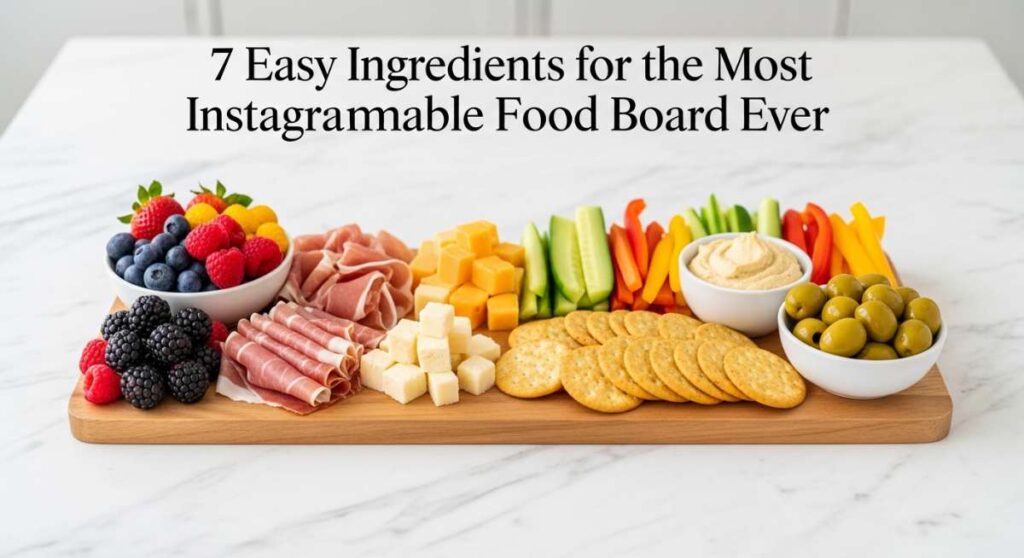 featured: 7 easy ingredients for the most instagrammable food board ever