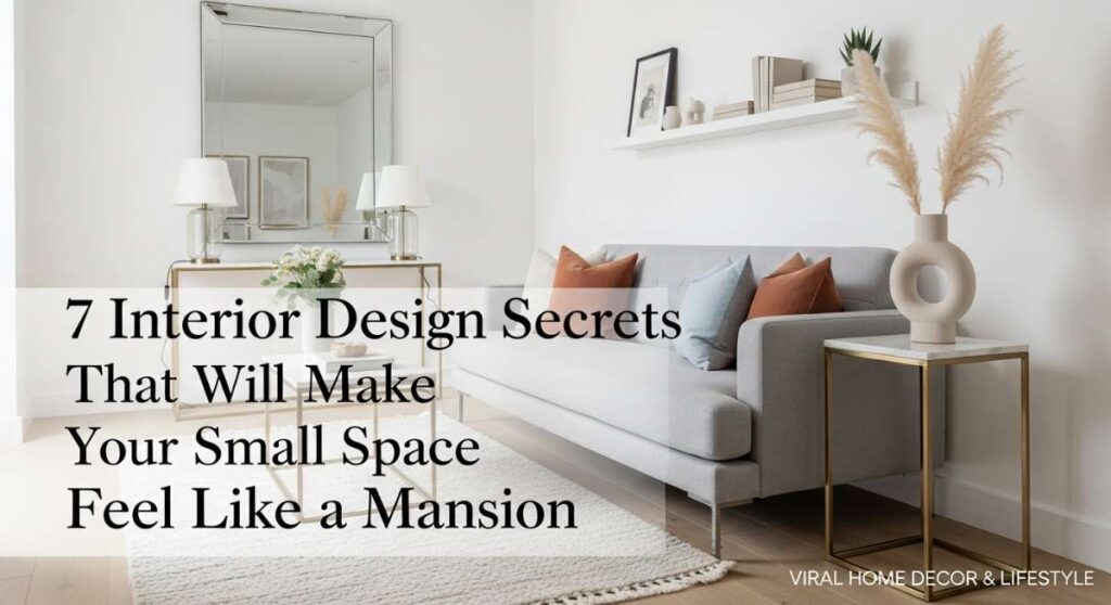 featured: 7 interior design secrets that will make your small space feel like a mansion