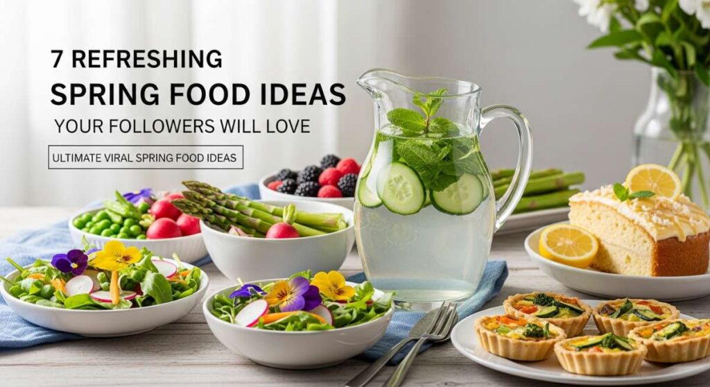 featured: 7 refreshing spring food ideas your followers will love