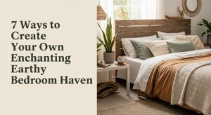 featured: 7 ways to create your own enchanting earthy bedroom haven