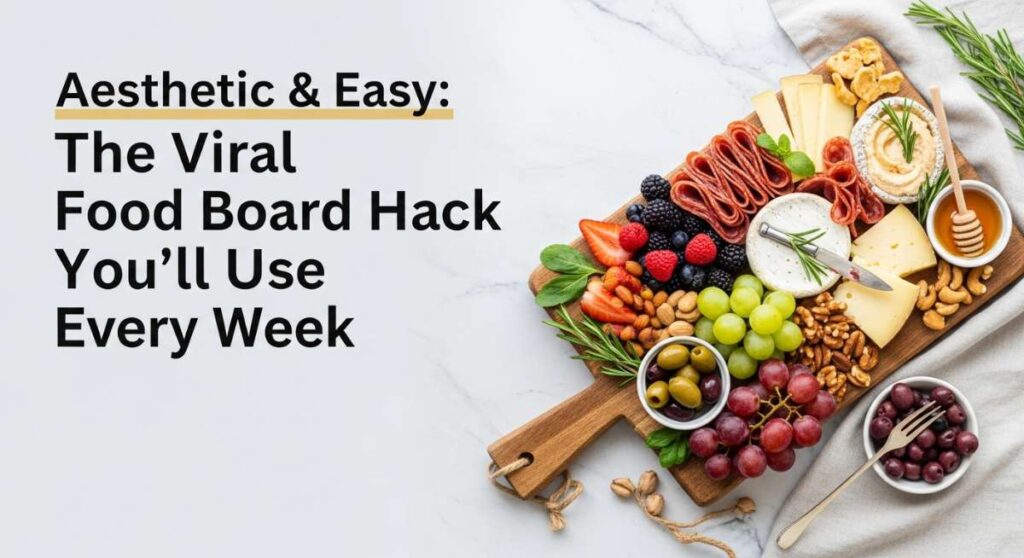 featured: aesthetic & easy: the viral food board hack you’ll use every week