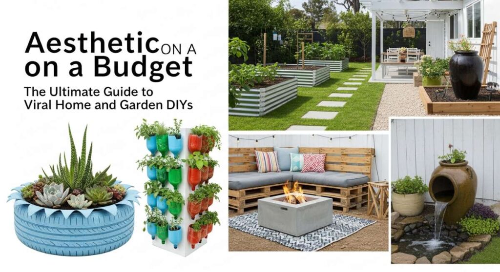 featured: aesthetic on a budget: the ultimate guide to viral home and garden diys