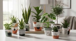 featured: aesthetic plant styling: why hand painted pots are a must have