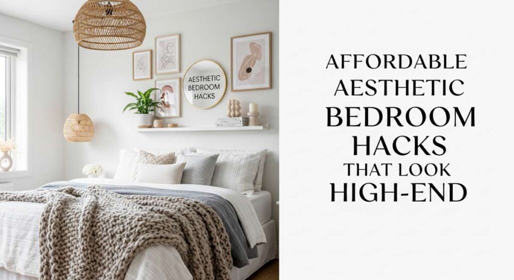 featured: affordable aesthetic bedroom hacks that look high end