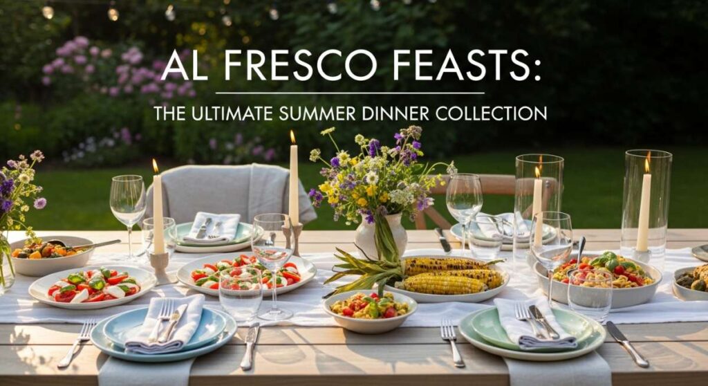 featured: al fresco feasts: the ultimate summer dinner collection