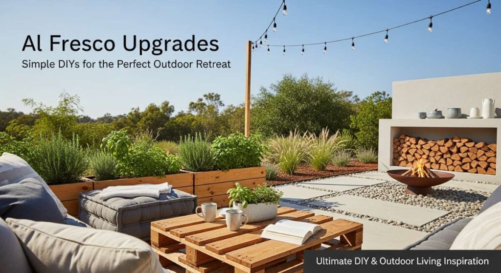 featured: al fresco upgrades: simple diys for the perfect outdoor retreat