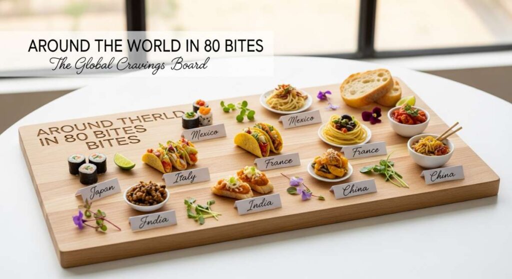 featured: around the world in 80 bites: the global cravings board