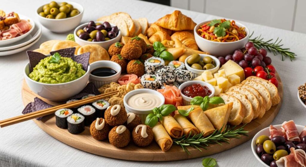 featured: around the world in 80 bites: the ultimate global flavors board