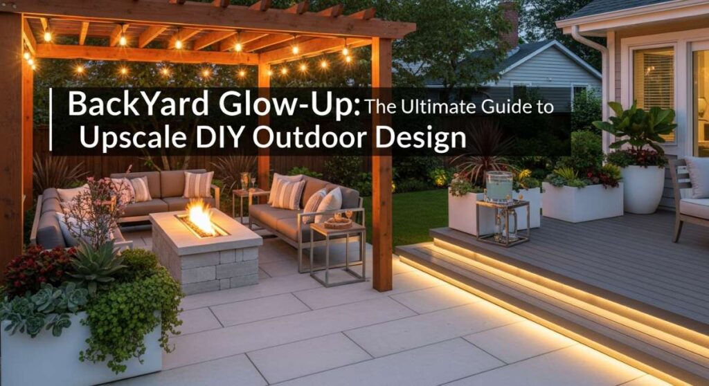 featured: backyard glow up: the ultimate guide to upscale diy outdoor design