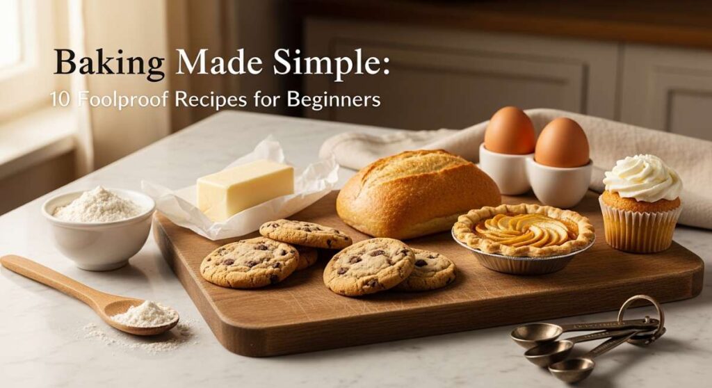 featured: baking made simple: 10 foolproof recipes for beginners