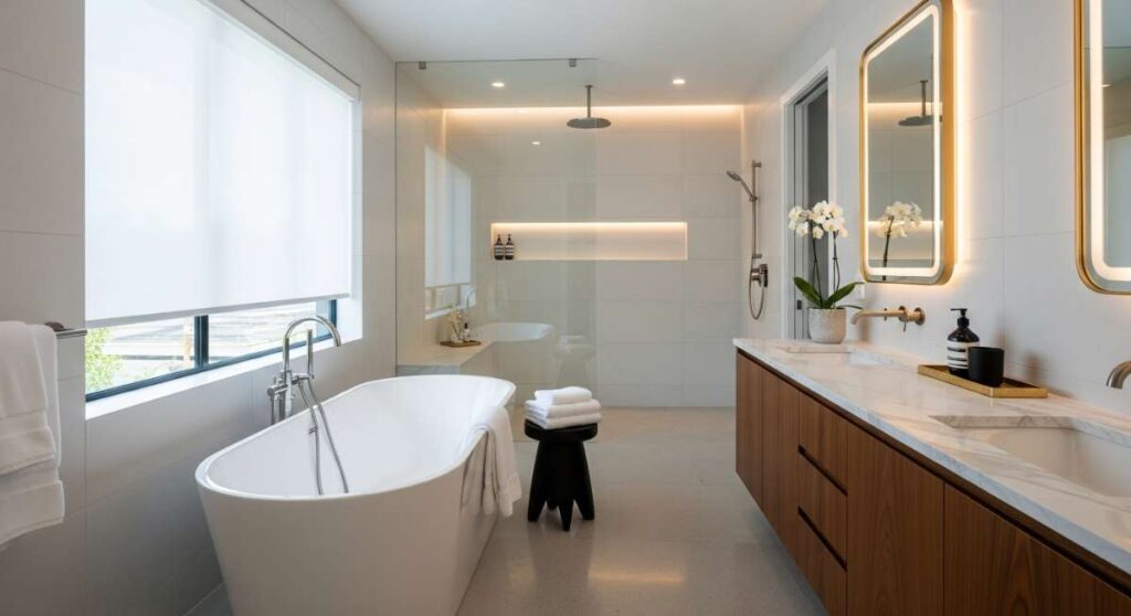 featured: bathroom bliss: 10 ways to design a high end oasis at home