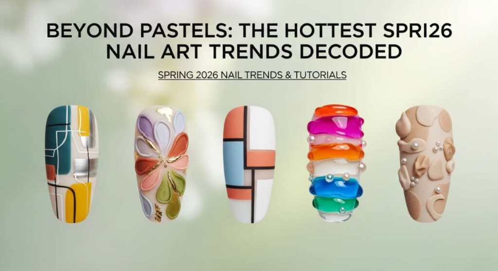 featured: beyond pastels: the hottest spring 2026 nail art trends decoded