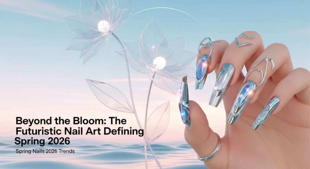 featured: beyond the bloom: the futuristic nail art defining spring 2026