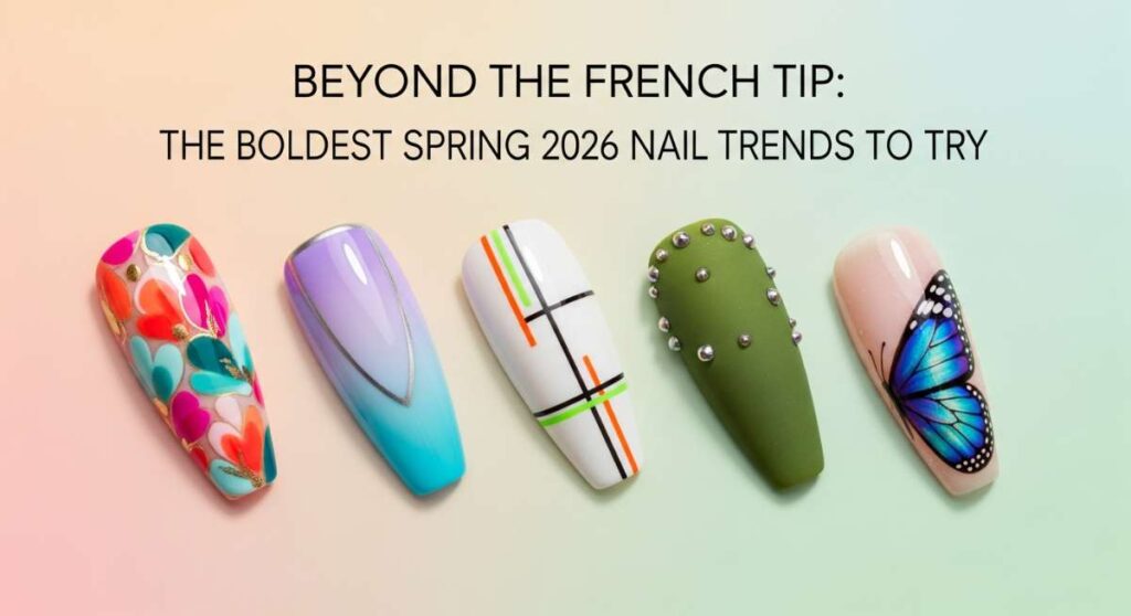 featured: beyond the french tip: the boldest spring 2026 nail trends to try