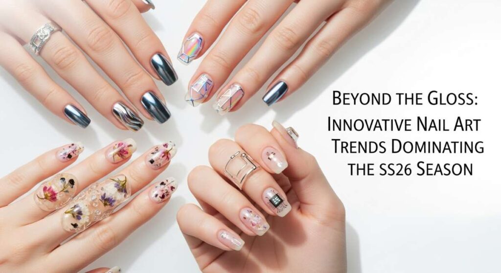 featured: beyond the gloss: innovative nail art trends dominating the ss26 season