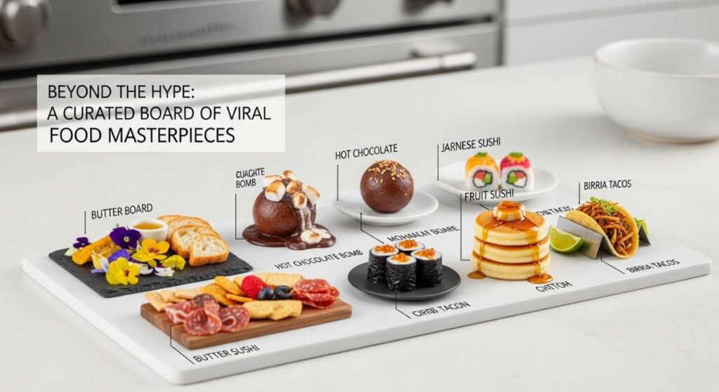 featured: beyond the hype: a curated board of viral food masterpieces