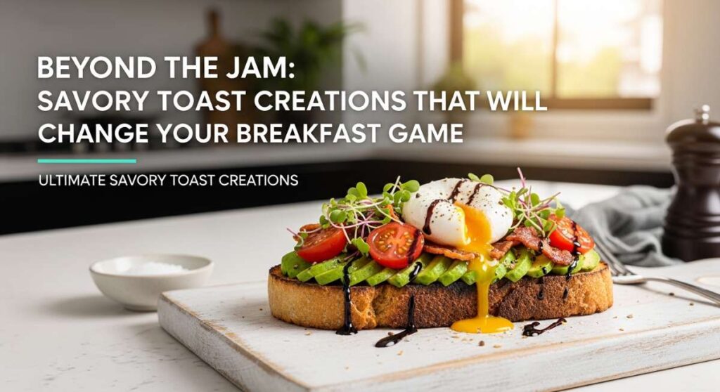 featured: beyond the jam: savory toast creations that will change your breakfast game