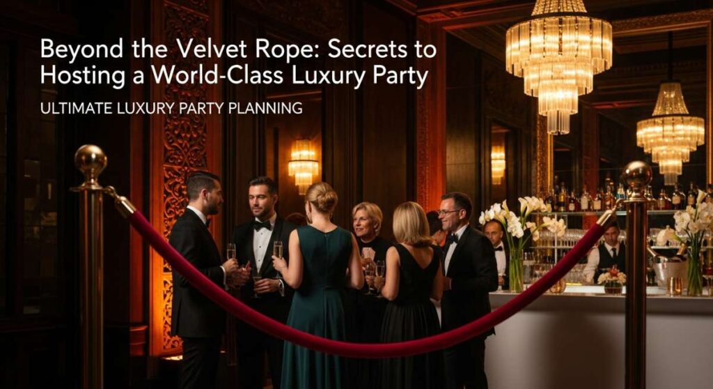 featured: beyond the velvet rope: secrets to hosting a world class luxury party