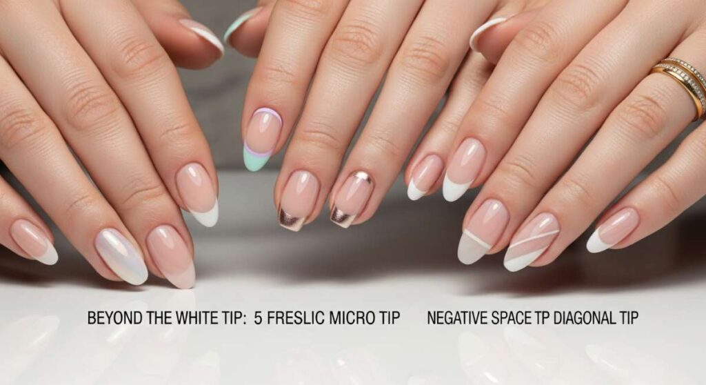 featured: beyond the white tip: 5 fresh ways to rock a modern french mani