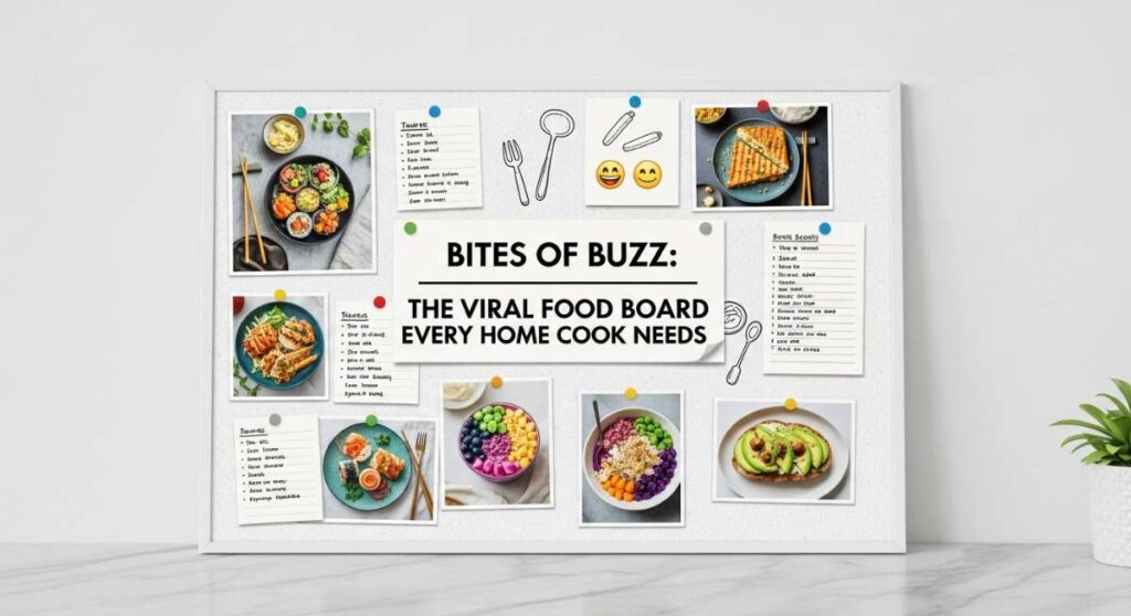 featured: bites of buzz: the viral food board every home cook needs