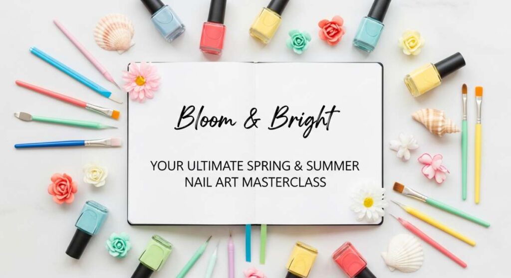 featured: bloom & bright: your ultimate spring and summer nail art masterclass