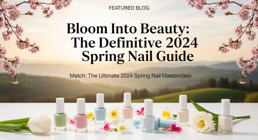 featured: bloom into beauty: the definitive 2024 spring nail guide
