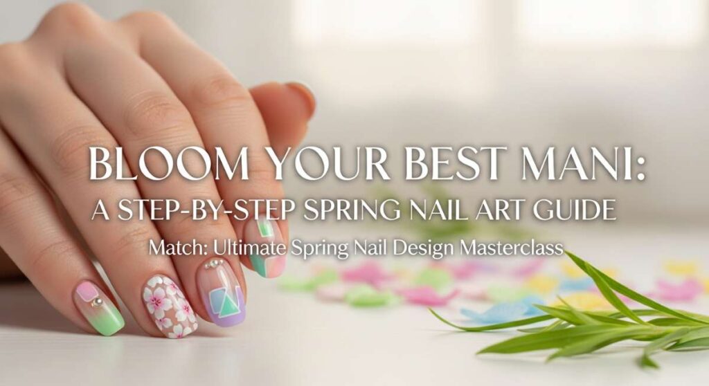 featured: bloom your best mani: a step by step spring nail art guide