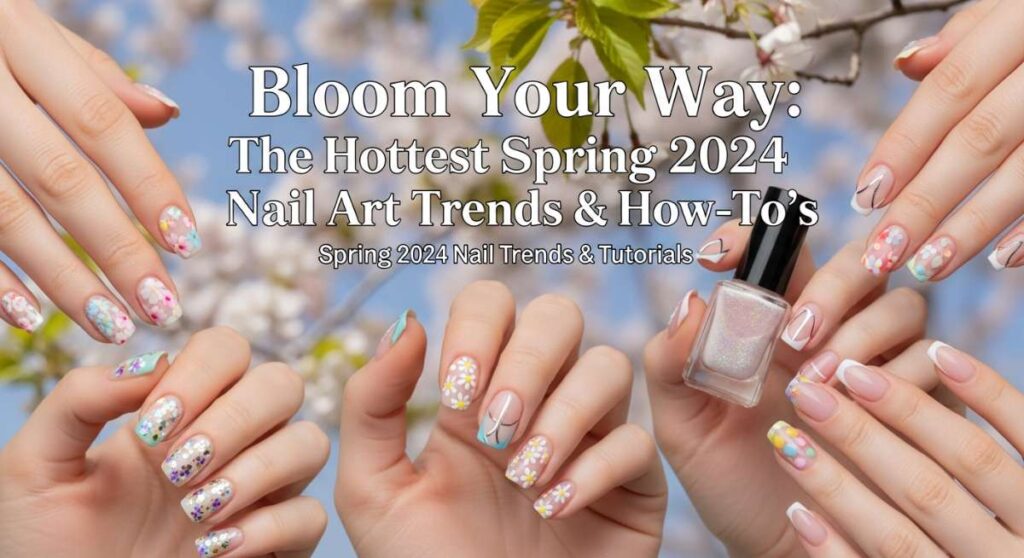 featured: bloom your way: the hottest spring 2024 nail art trends & how to's