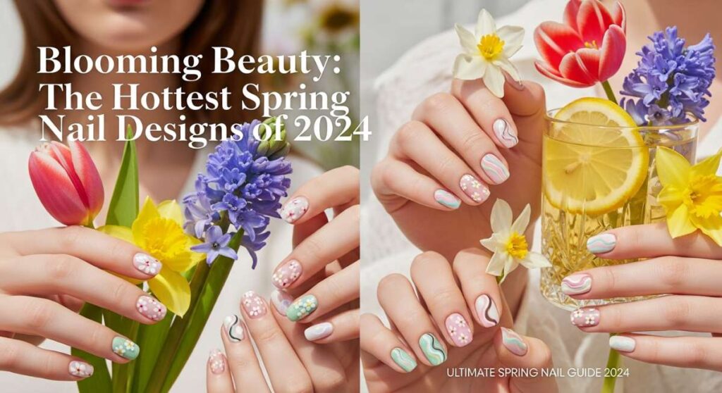 featured: blooming beauty: the hottest spring nail designs of 2024