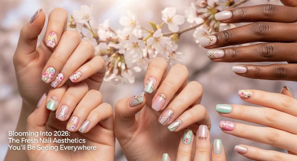 featured: blooming into 2026: the fresh nail aesthetics you’ll be seeing everywhere