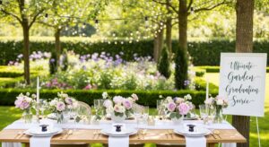 featured: blooming success: your guide to a dreamy garden graduation soiree