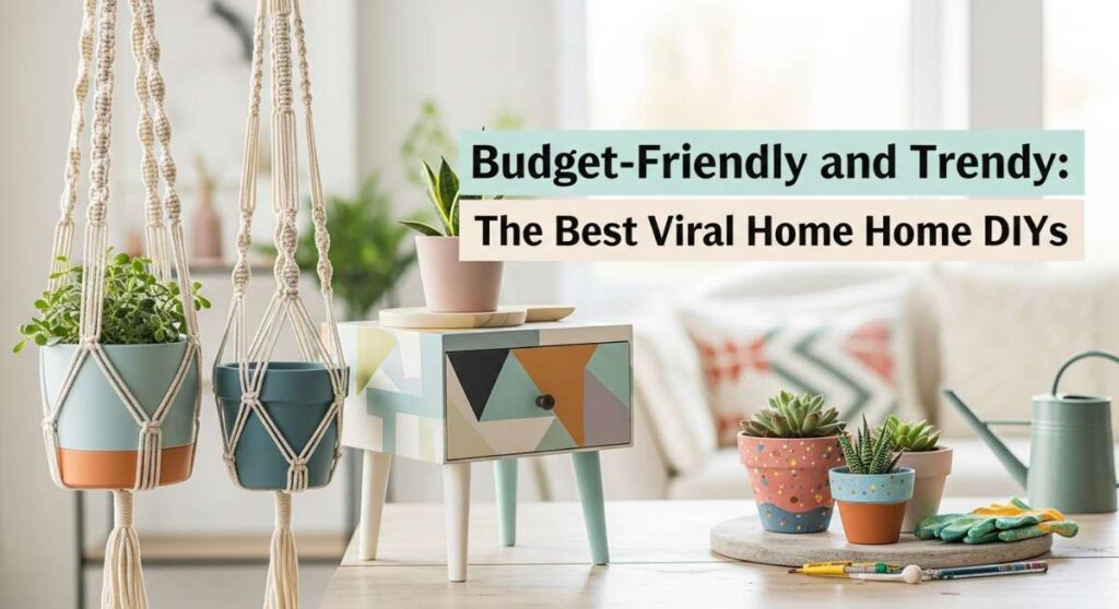 featured: budget friendly and trendy: the best viral home diys of the year