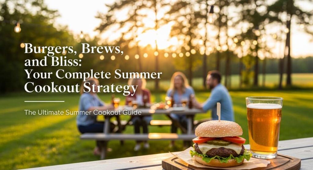 featured: burgers, brews, and bliss: your complete summer cookout strategy