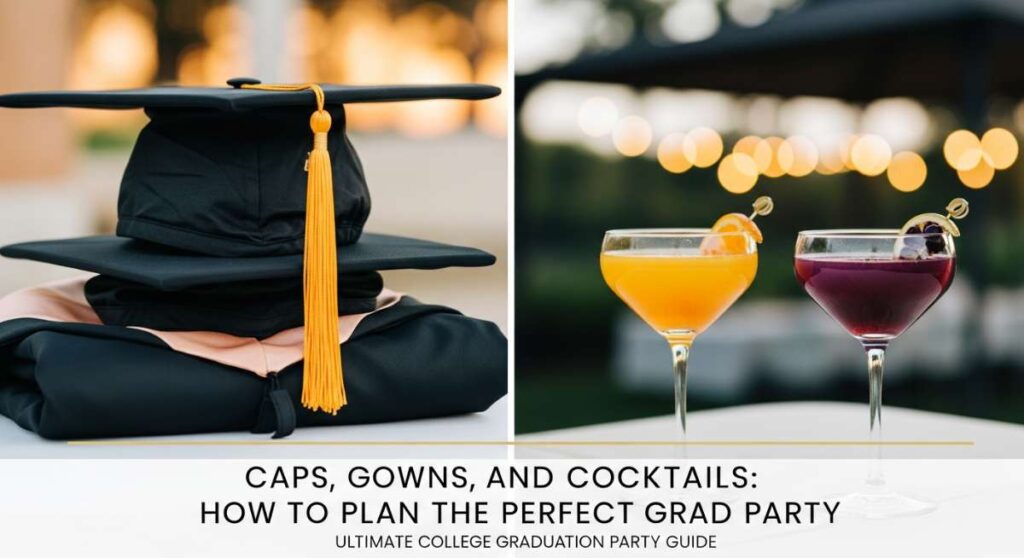 featured: caps, gowns, and cocktails: how to plan the perfect grad party