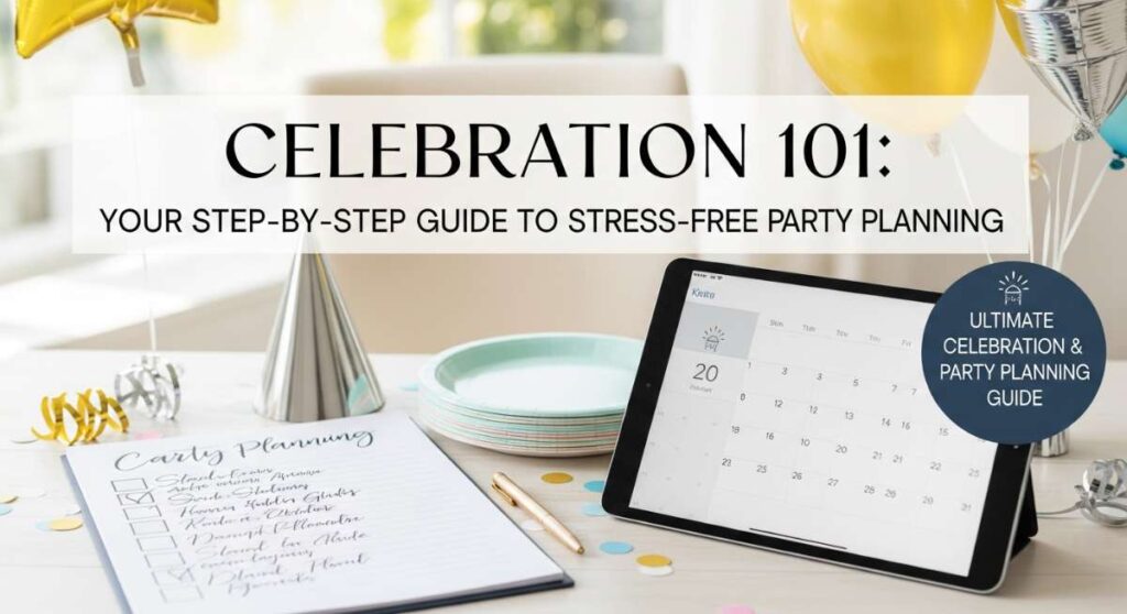 featured: celebration 101: your step by step guide to stress free party planning