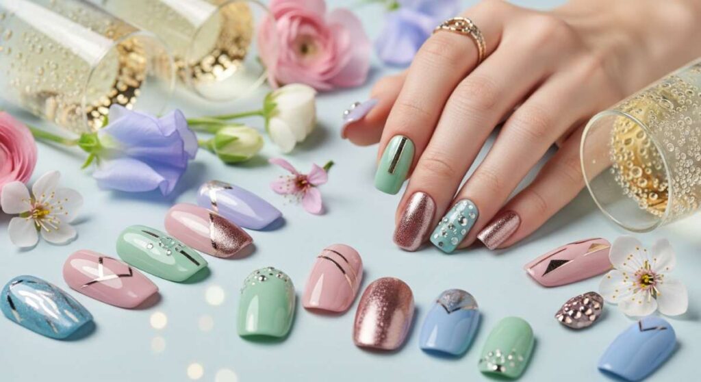 featured: champagne & pastels: the ultimate guide to luxury spring nails