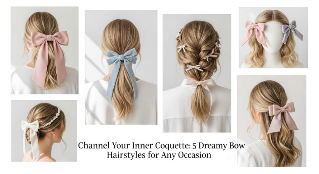 featured: channel your inner coquette: 5 dreamy bow hairstyles for any occasion