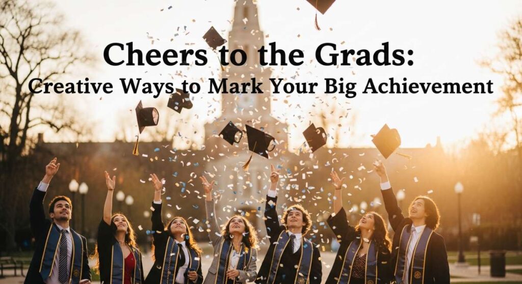 featured: cheers to the grads: creative ways to mark your big achievement
