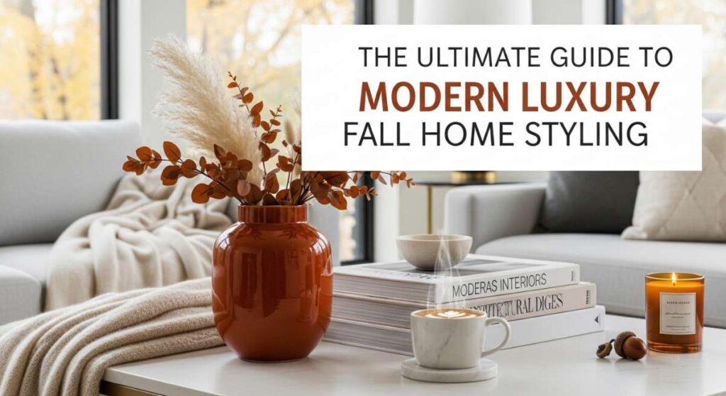 featured: chic & cozy: the ultimate guide to modern luxury fall home styling