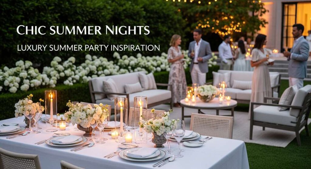 featured: chic summer nights: elevating your next garden party to luxury status