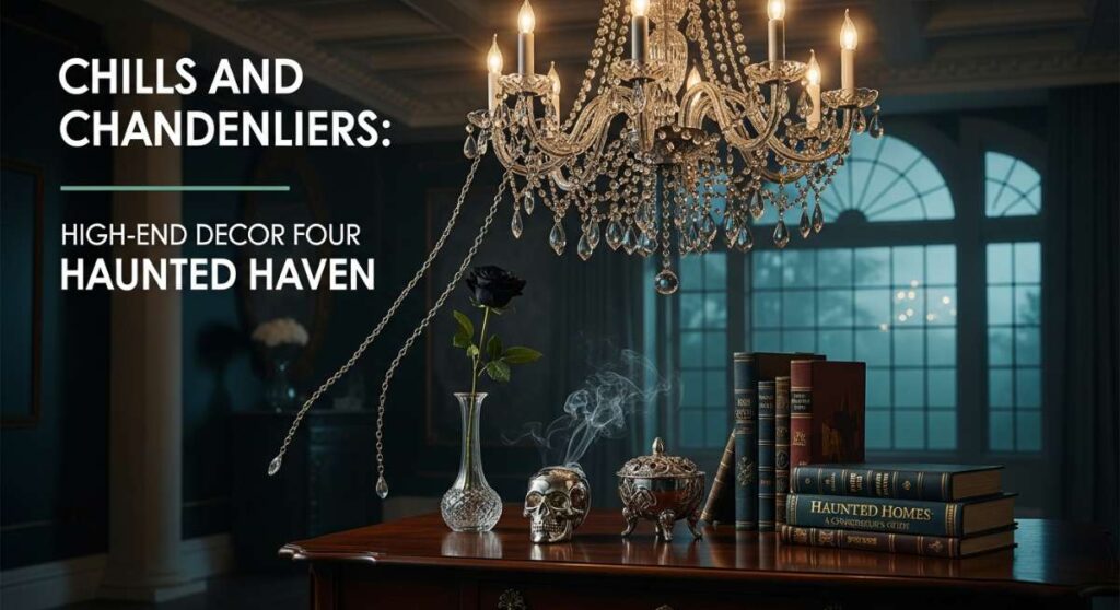 featured: chills and chandeliers: high end decor for your haunted haven