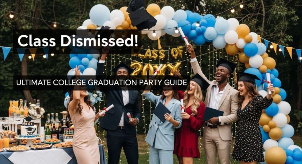 featured: class dismissed! how to throw the best college graduation party ever