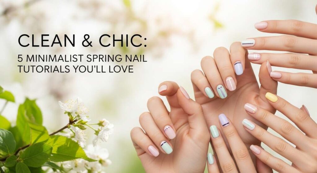 featured: clean & chic: 5 minimalist spring nail tutorials you’ll love