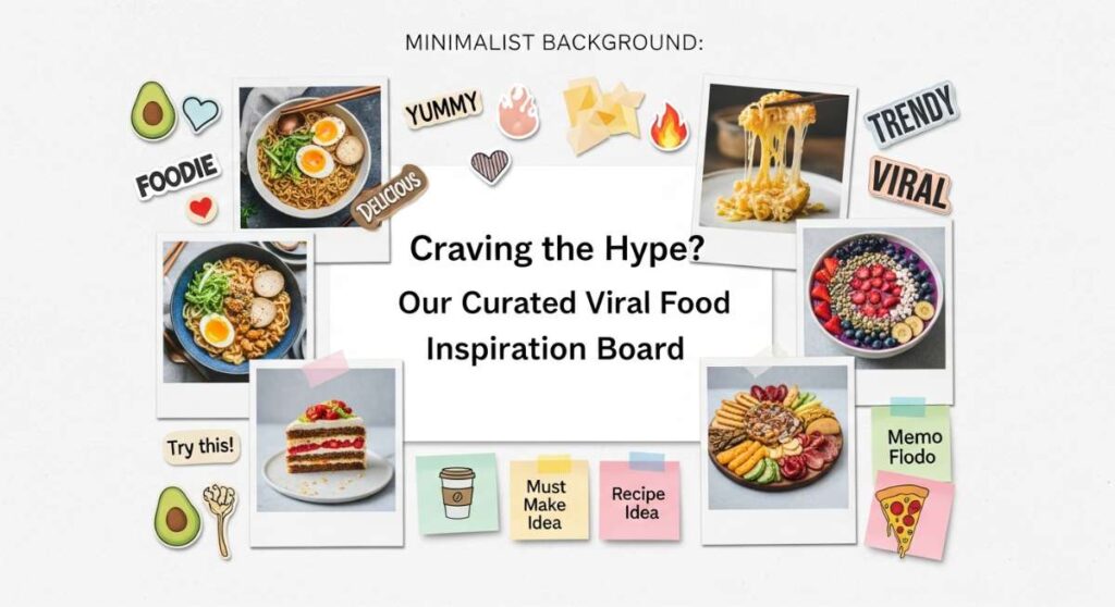 featured: craving the hype? our curated viral food inspiration board